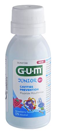 GUM Junior ústní voda (výplach) pro děti s fluoridy, 30 ml