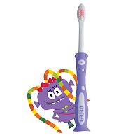 GUM Kids dětský kartáček pro předškoláky Monsters (3-6 let)