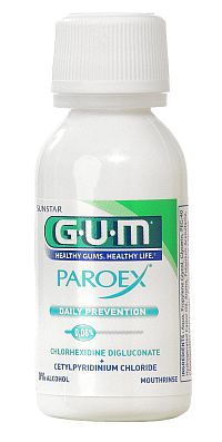 GUM PAROEX ústní voda (výplach, CHX 0,06%), 30 ml