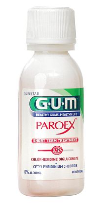GUM PAROEX ústní voda (výplach, CHX 0,12%), 30 ml