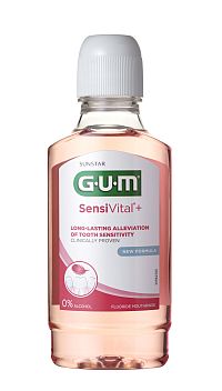 GUM SensiVital+ ústní voda – výplach pro citlivé zuby, 300 ml