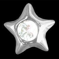 IZI diamant hvězda 0,01ct bílé zlato