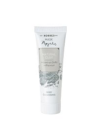 KORRES Beauty shots - MASK NATURAL CLAY - hloubková čisticí maska, PŘÍRODNÍ JÍL, 18 ml
