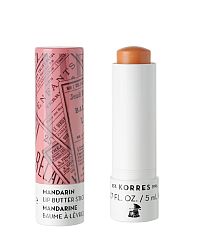 KORRES Lip Butter Stick Mandarin SPF 15 Peach - balzám na rty v tyčince, 5 ml