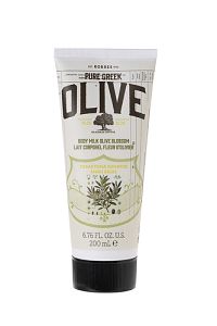 KORRES Pure Greek Olive, hydratační tělové mléko s vůní olivového květu, 200 ml