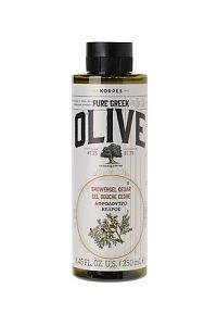 KORRES Pure Greek Olive, sprchový gel s vůní cedrového dřeva, 250 ml