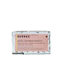 KORRES Soap Pomegranate tuhé mýdlo pro mastnou pleť s granátovým jablkem, 125g