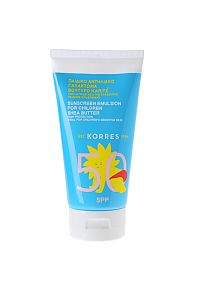 KORRES Sun Care For Children Shea Butter SPF 50, opalovací krém pro děti, tuba 150 ml