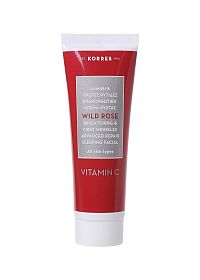KORRES Wild Rose Sleeping Facial - regenerační noční péče (cestovní balení), 16 ml