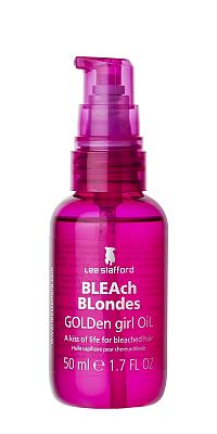 Lee Stafford Bleach Blondes Golden Girl Oil, olej pro blond vlasy, 50 ml