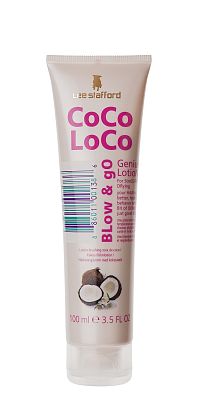 Lee Stafford CoCo LoCo Blow & Go Genius Lotion, hydratační mléko pro fénované vlasy, 100 ml