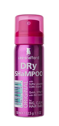 Lee Stafford Mini Original Dry Shampoo suchý šampon na světlé vlasy, 50 ml