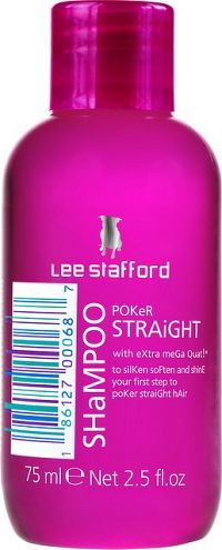 Lee Stafford Poker Straight Shampoo šampon pro narovnávané vlasy, 75 ml