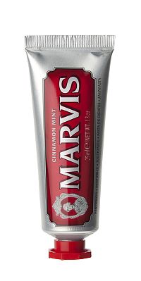 MARVIS Cinnamon Mint zubní pasta bez fluoridů, cestovní balení, 25 ml