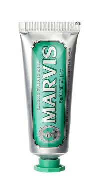 MARVIS Classic Strong Mint zubní pasta bez fluoridů, cestovní balení, 25 ml