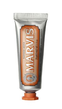 MARVIS Ginger Mint zubní pasta bez fluoridů, cestovní balení, 25 ml