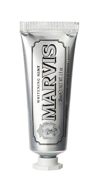 MARVIS Whitening Mint bělicí pasta bez fluoridů, cestovní balení, 25 ml
