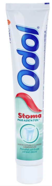 ODOL Stoma Paradentol zubní pasta s fluoridem, 75 ml