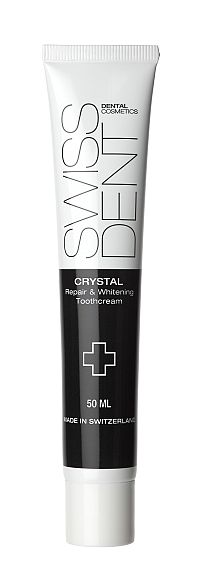 SWISSDENT CRYSTAL regenerační krém bez fluoridu, 50 ml