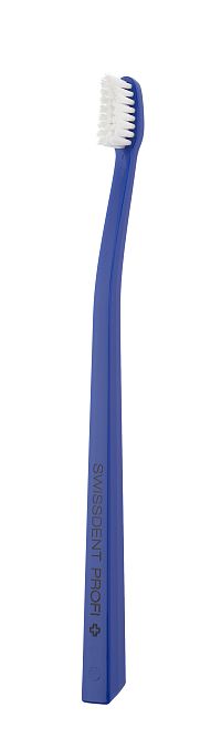 SWISSDENT WHITENING zubní kartáček, soft, tmavě modrý