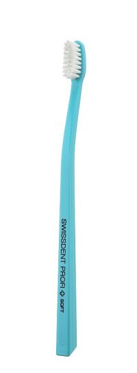SWISSDENT WHITENING zubní kartáček, soft, tyrkysový