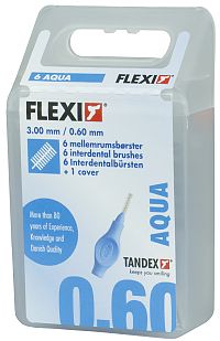 Tandex Flexi mezizubní kartáčky modré 0,6 mm, 6 ks