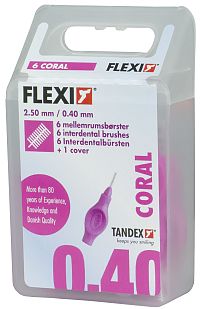 Tandex Flexi mezizubní kartáčky růžové 0,4 mm, 6 ks