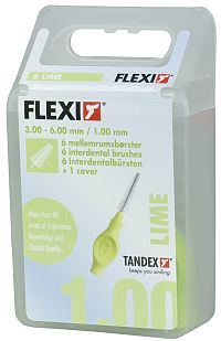 Tandex Flexi mezizubní kartáčky zelené 1,10 mm, 6ks