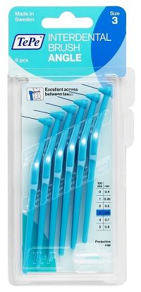 TePe Angle mezizubní kartáčky 0,6 mm, modré, 6 ks