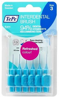 TePe Original mezizubní kartáčky 0,6 mm, modré, 6 ks