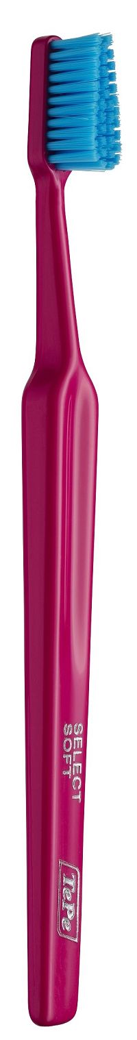 TePe Select Colour Soft zubní kartáček, modrá vlákna, v sáčku