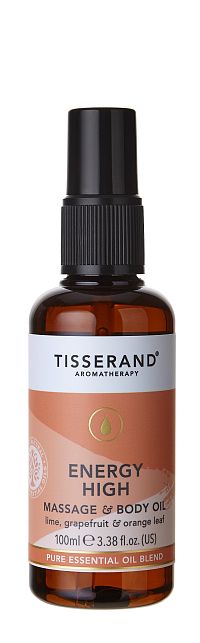 Tisserand Energy High luxusní energizující tělový a masážní olej s citrusy, 100 ml