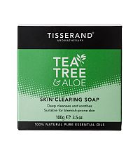 Tisserand hluboce čisticí tuhé mýdlo s tea tree a aloe vera, 100 g