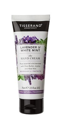 Tisserand krém na ruce s vůní levandule a bílé máty, 75 ml