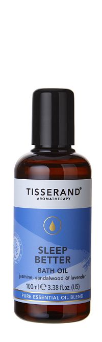 Tisserand Sleep Better luxusní koupelový olej s levandulí a jasmínem pro klidný spánek, 100 ml