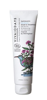 VIVAIODAYS Gel do koupele a šampon (bez slz) s mydlicí, 150 ml