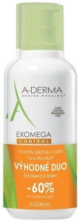 A-DERMA Exomega CONTROL Emolienční krém 400ml DUO