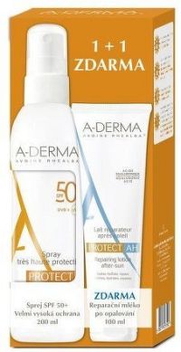 A-DERMA Protect sprej SPF50+ 200ml+Rep.mléko 100ml