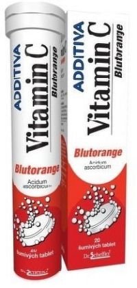 Additiva Vitamin C Blutorange tbl.eff.20