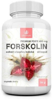 Allnature Forskolin Premium forte 400 mg 60 kapslí