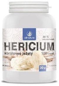 Allnature Hericium Korálovec ježatý kapsle 100 cps