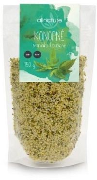 Allnature Konopné semínko loupané BIO RAW 150 g