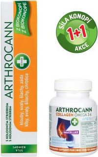 Arthrocann gel 75ml+Arthro.Collag.Omega3-6F tbl.60