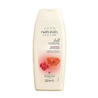 Avon Šampon pro zvětšení objemu s malinou a ibiškem pro jemné nebo mastné vlasy Naturals 250ml