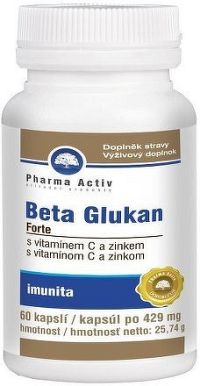 Beta Glukan Forte vitamín C a zinek cps.60