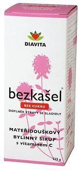 BEZKAŠEL mateřídouškový bylin.sirup bez cukru 225g