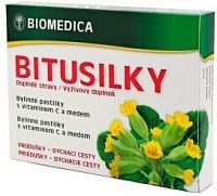 BITUSILKY bylinné pastilky s medem a vit.C 15ks