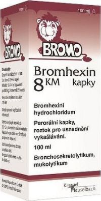 Bromhexin 8 KM kapky gtt.1x100ml 8mg/ml