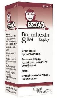 Bromhexin 8 KM kapky gtt.1x50ml 8mg/ml