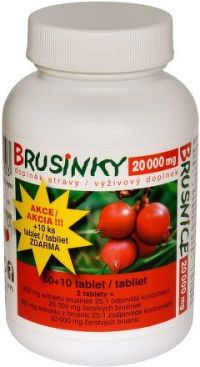 Brusinky - AKCE tbl.60+10